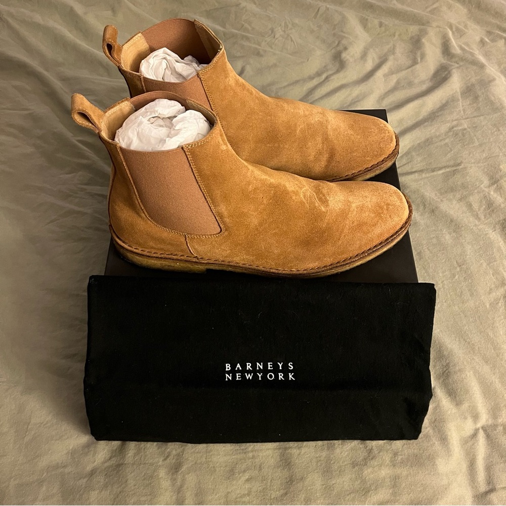 Barney’s New York Luxury Velour Boot